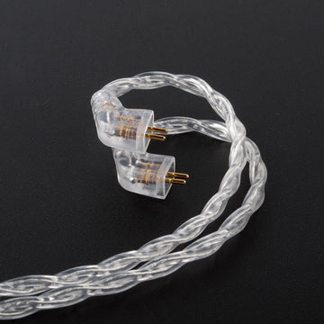 【KBEAR Limpid】4 Core 4N 99.99% Purity silver earphone cable|Free Shipping - KEEPHIFI