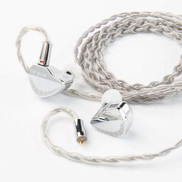 【KBEAR Chord】6N Graphene+4N OFC Silver-plated Mixedly Braided Upgrade Cable - KEEPHIFI