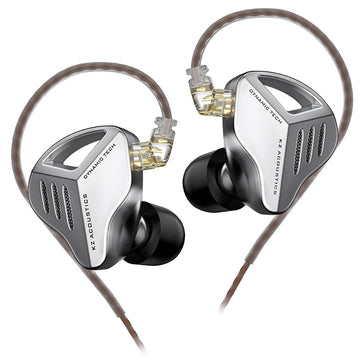 【KZ ZVX】 In-ear Earphones HiFi 0.75mm 2PIN OFC Flat Cable Detachable Earphone IEM - KEEPHIFI