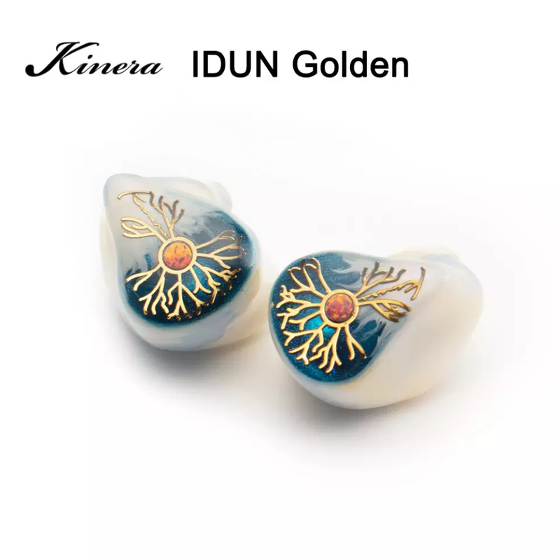 【KINERA IDUN Golden 2.0】2BA+1DD Hybrid Driver with 0.78 2-pin detachable cable In-Ear Monitor | Free Shipping