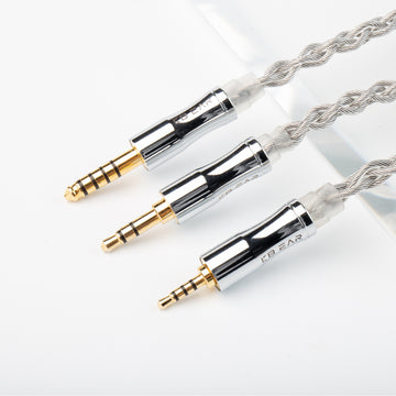 【KBEAR Chord】6N Graphene+4N OFC Silver-plated Mixedly Braided Upgrade Cable - KEEPHIFI