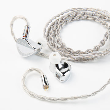 【KBEAR Chord】6N Graphene+4N OFC Silver-plated Mixedly Braided Upgrade Cable - KEEPHIFI