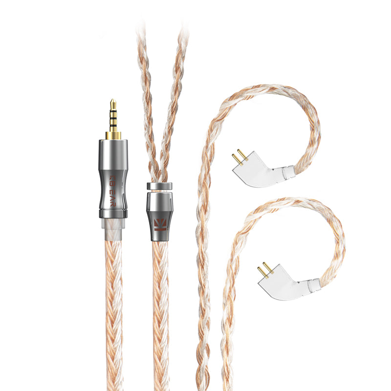 【KBEAR Expansion】 24 Cores 4N Silver Plated Upgrade Cable|Free Shipping