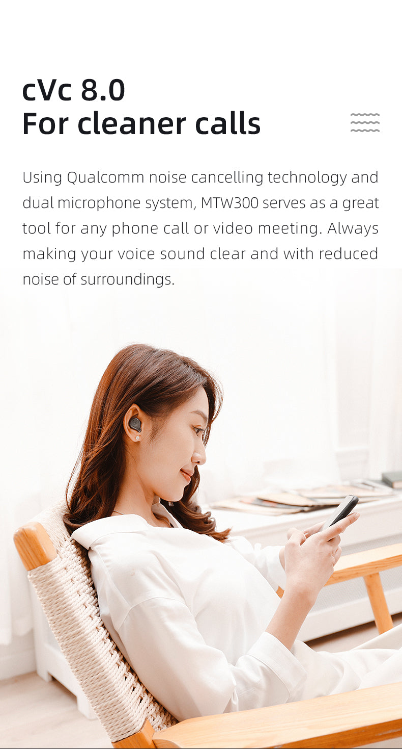 【SHANLING MTW300】 TWS True Wireless Stereo Bluetooth 5.2 Sports Earphone|Free Shipping