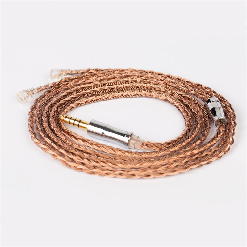 KBEAR SHOW-B 24 Core 5n OFC Cable de actualización Sonido caliente alrededor de las orejas con 120 cm de longitud 3.5 mm 2.5 mm 4.4 mm Enchufe