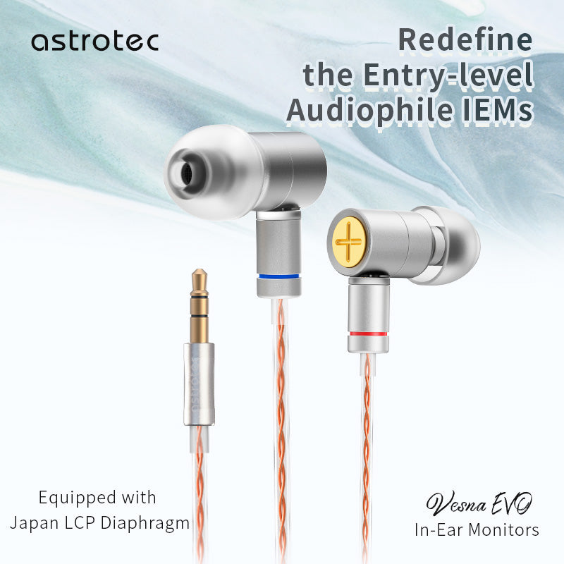【Astrotec Vesna EVO】 LCP Diaphragm  In-ear Monitor | Free Shipping
