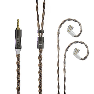【KBEAR Hazy】6N Graphene+Copper-Silver Alloy mixedly braided upgrade cable - KEEPHIFI