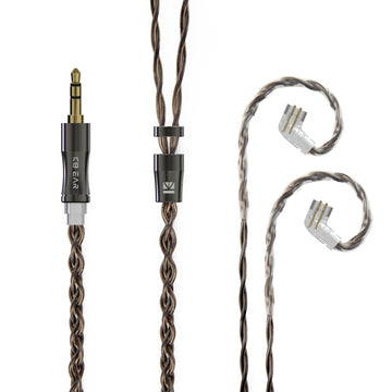 【KBEAR Hazy】6N Graphene+Copper-Silver Alloy mixedly braided upgrade cable - KEEPHIFI