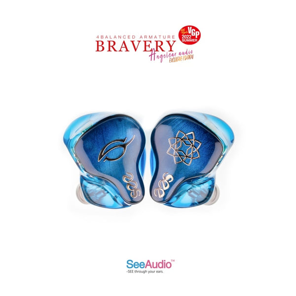 【SeeAudio Bravery】RB Edition Anniversary Earphones 4BA Balanced Armature In-Ear Headphone