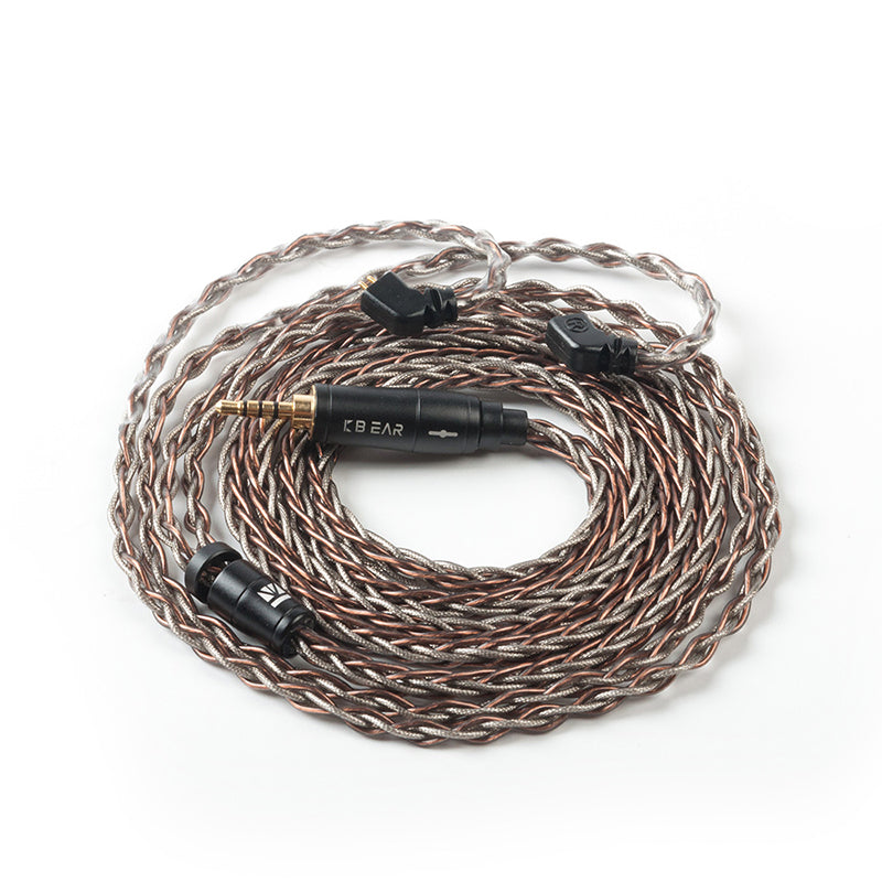 【KBEAR Rhyme】8 core UPOCC single crystal copper cable|Free Shipping