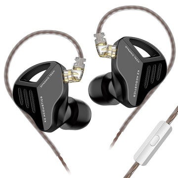 【KZ ZVX】 In-ear Earphones HiFi 0.75mm 2PIN OFC Flat Cable Detachable Earphone IEM - KEEPHIFI